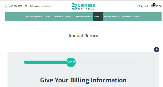 Billing Info